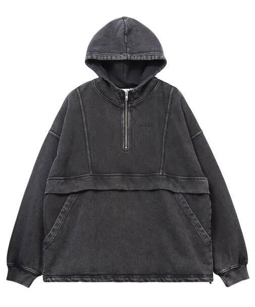 FADED SWEAT ANORAK PARKA