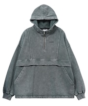 FADED SWEAT ANORAK PARKA