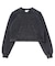 FADED CROPPED CREWNECK SWEAT TOP