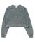 FADED CROPPED CREWNECK SWEAT TOP