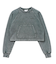 FADED CROPPED CREWNECK SWEAT TOP