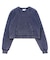 FADED CROPPED CREWNECK SWEAT TOP