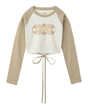 FADED TRIBAL LOGO RAGLAN L/S BABY TEE