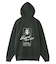 FACE BOX PATCH ZIP UP SWEAT HOODIE