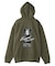 FACE BOX PATCH ZIP UP SWEAT HOODIE