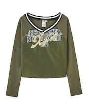 MESH PANELED L/S COMPACT TOP
