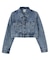 EMBOSSED DENIM JACKET