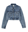 EMBOSSED DENIM JACKET