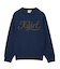 LETTERING LOGO JACQUARD KNIT TOP