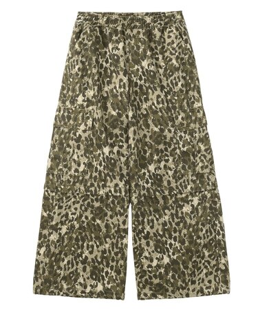 WASHED 2WAY WIDE LEG CARGO PANTS