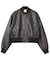 DISTRESSED FAUX LEATHER COMPACT BLOUSON