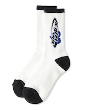 PLANET HEART LOGO RIB SOCKS