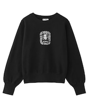 FACE ROUNDED SQUARE SWEAT TOP