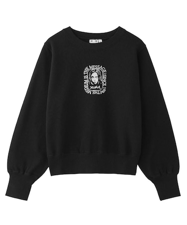 FACE ROUNDED SQUARE SWEAT TOP