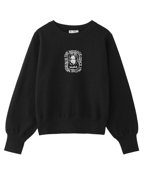 FACE ROUNDED SQUARE SWEAT TOP
