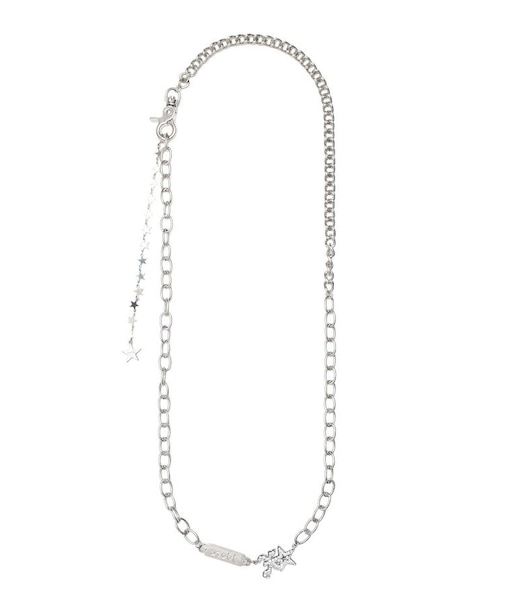 STAR AND LOGO CHAIN BELT