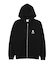 FACE AND WORDS ZIP UP SWEAT HOODIE