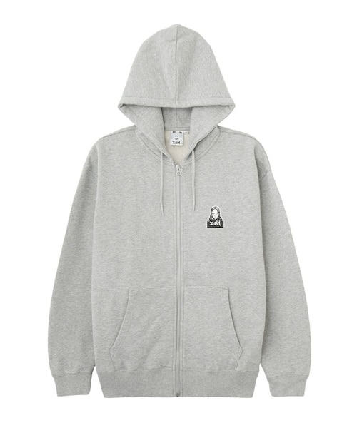 FACE AND WORDS ZIP UP SWEAT HOODIE｜エックスガールの通販｜&mall