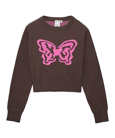 BUTTERFLY XG LOGO COMPACT KNIT TOP