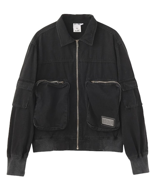 FADED MULTI POCKET JACKET｜エックスガールの通販｜&mall