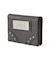 METAL LABEL FAUX LEATHER MINI WALLET