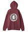 CIRCLE LOGO AND FACE ZIP UP SWEAT HOODIE