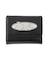 SILVER GLITTER OVAL LOGO BUCKLE MINI WALLET