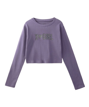 RHINE STUD LOGO L/S BABY TEE