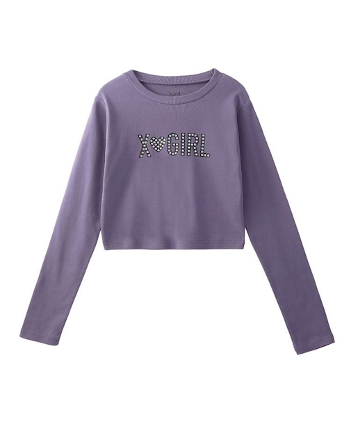 RHINE STUD LOGO L/S BABY TEE