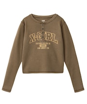 COLLEGE LOGO L/S COMPACT TOP