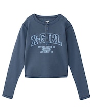 COLLEGE LOGO L/S COMPACT TOP