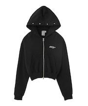 ONE POINT PENCIL SCRIPT LOGO ZIP UP SWEAT HOODIE