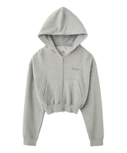 ONE POINT PENCIL SCRIPT LOGO ZIP UP SWEAT HOODIE