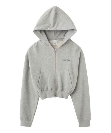 ONE POINT PENCIL SCRIPT LOGO ZIP UP SWEAT HOODIE