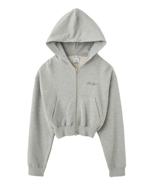 ONE POINT PENCIL SCRIPT LOGO ZIP UP SWEAT HOODIE