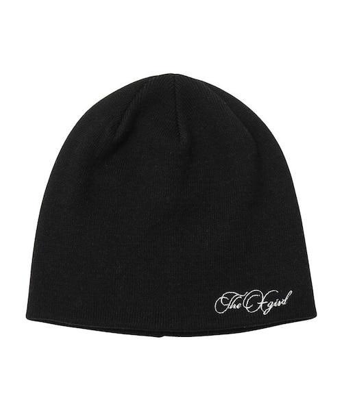 PENCIL SCRIPT LOGO EMBROIDERED BEANIE