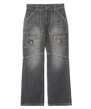 FRONT POCKET DENIM PANTS