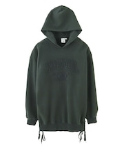 COLLEGE LOGO DRAWSTRING SWEAT DRESS