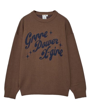 GIRL POWER LOGO JACQUARD KNIT TOP