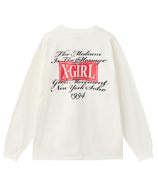 NARROW LOGO L/S TEE