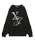 XG MONOGRAM LOGO JACQUARD KNIT TOP