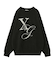 XG MONOGRAM LOGO JACQUARD KNIT TOP