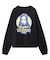 MESSAGE AND FACE CIRCLE LOGO L/S TEE
