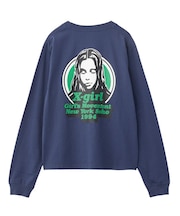 MESSAGE AND FACE CIRCLE LOGO L/S TEE