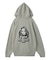 MESSAGE AND FACE ZIP UP SWEAT HOODIE