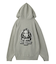MESSAGE AND FACE ZIP UP SWEAT HOODIE