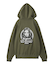 MESSAGE AND FACE ZIP UP SWEAT HOODIE