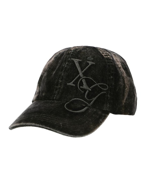FLOCKED DENIM 6PANEL CAP