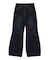 FLOCKED DENIM FLARE PANTS