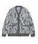 LOGO AND BUNNY JACQUARD KNIT CARDIGAN